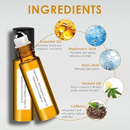 Rollerball - Aceite de ricino e incienso